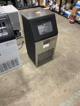 15.28 in. 100 lbs. Freestanding/Built-In Cubed Ice Maker Stainless Steel with Scoop