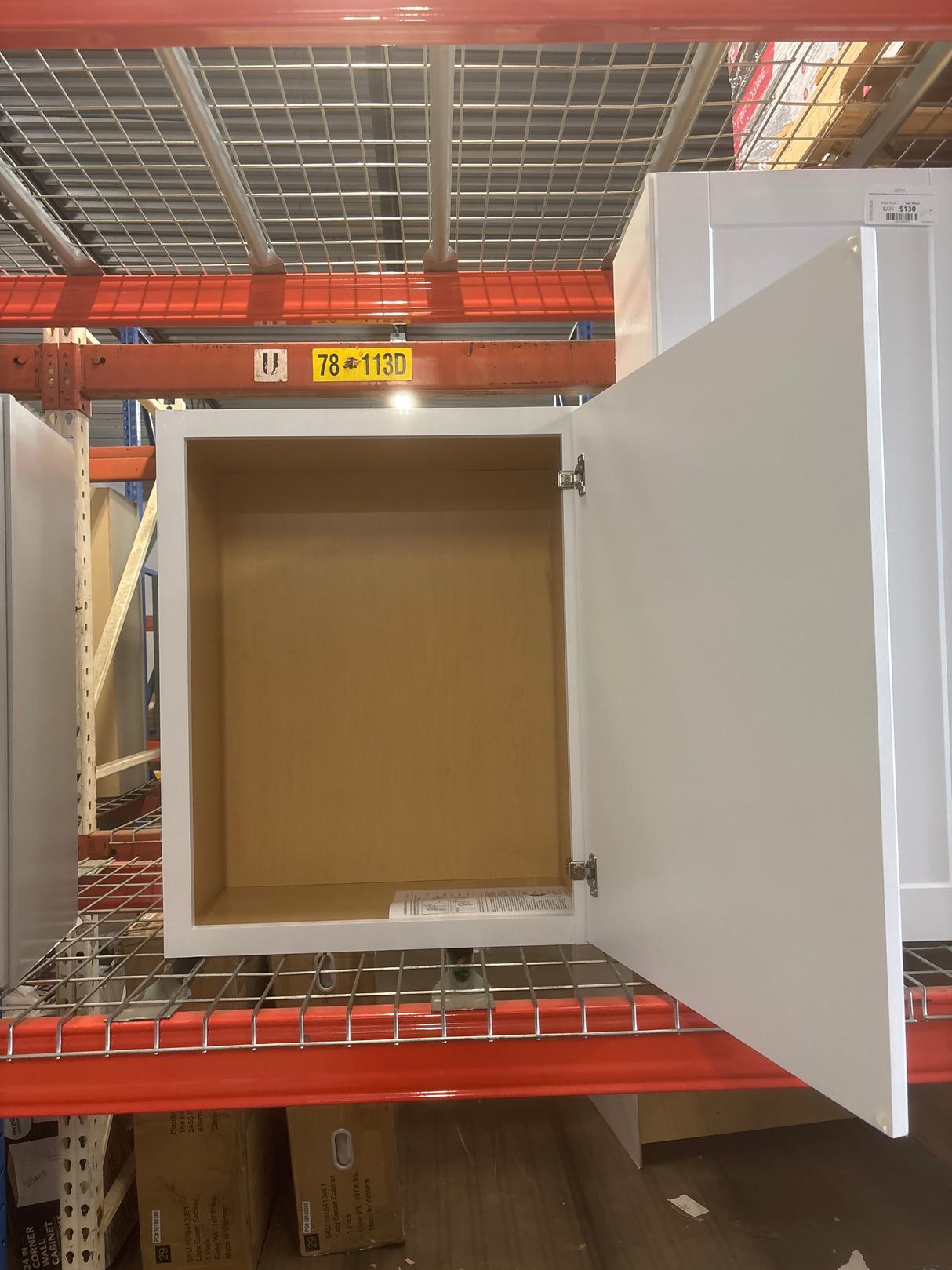Shaker Satin White Stock Assembled Wall Kitchen Cabinet (24 in. x 30 in. x 12 in.)