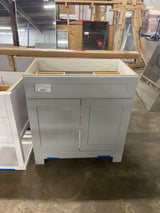 Everdean 31 in. W x 19 in. D x 34 in. H Single Sink Bath Vanity in Pearl Gray