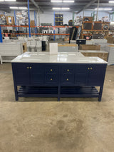 Newport Legacy Vanity 72"x22"x34" in Blue