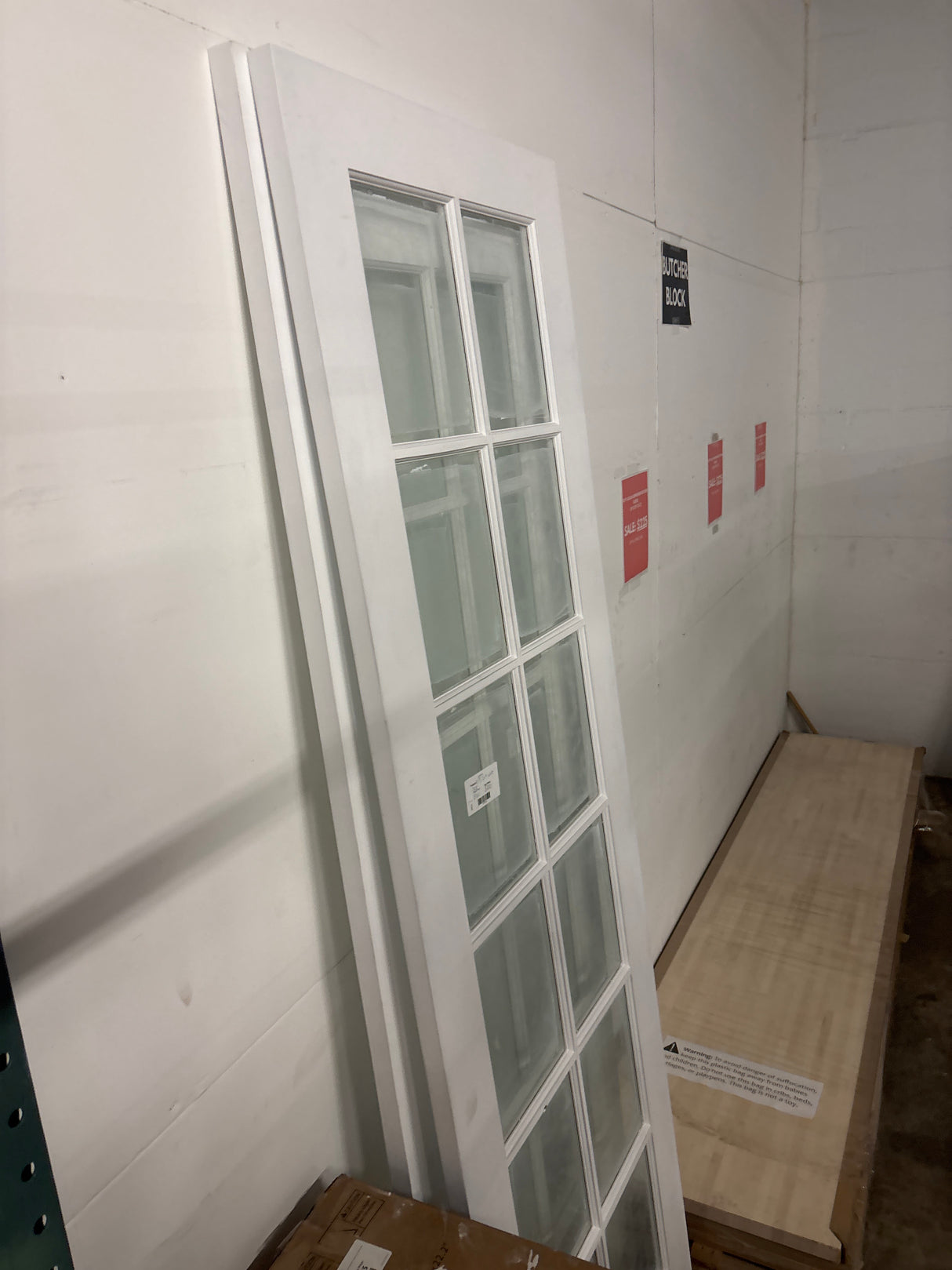 95 in. H x 30in. W White Door