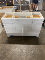Everdean 48.5 in. W x 18.75 in. D Vanity in White without Top