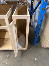 Hampton Assembled 9x34.5x24 in. Base Cabinet in Unfinished Beech