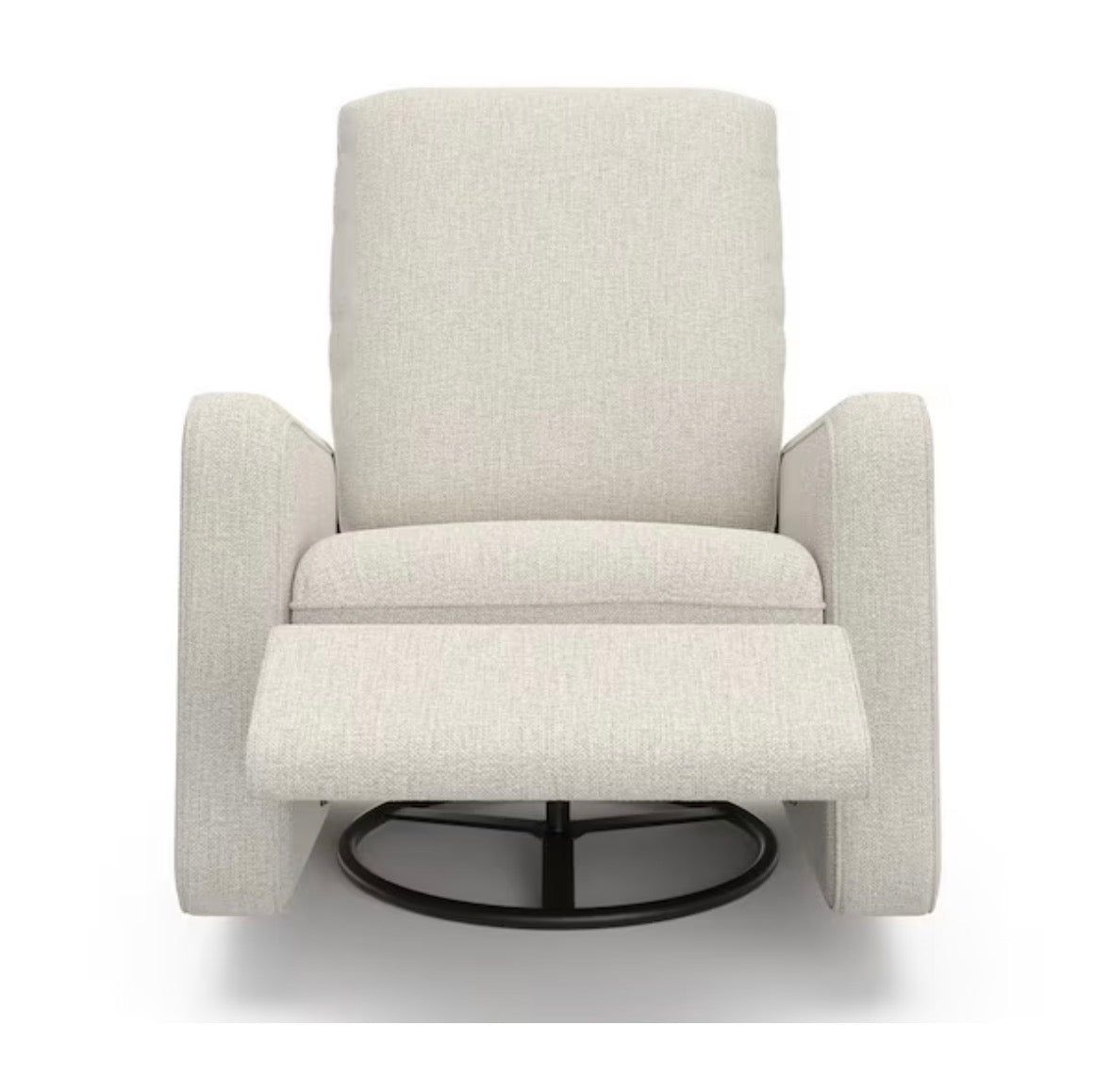 Teddi Dune Basketweave Power Recliner Swivel Glider with USB