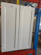 Shaker 30 in. W x 12 in. D x 42 in. H Assembled Wall Kitchen Cabinet in Satin White