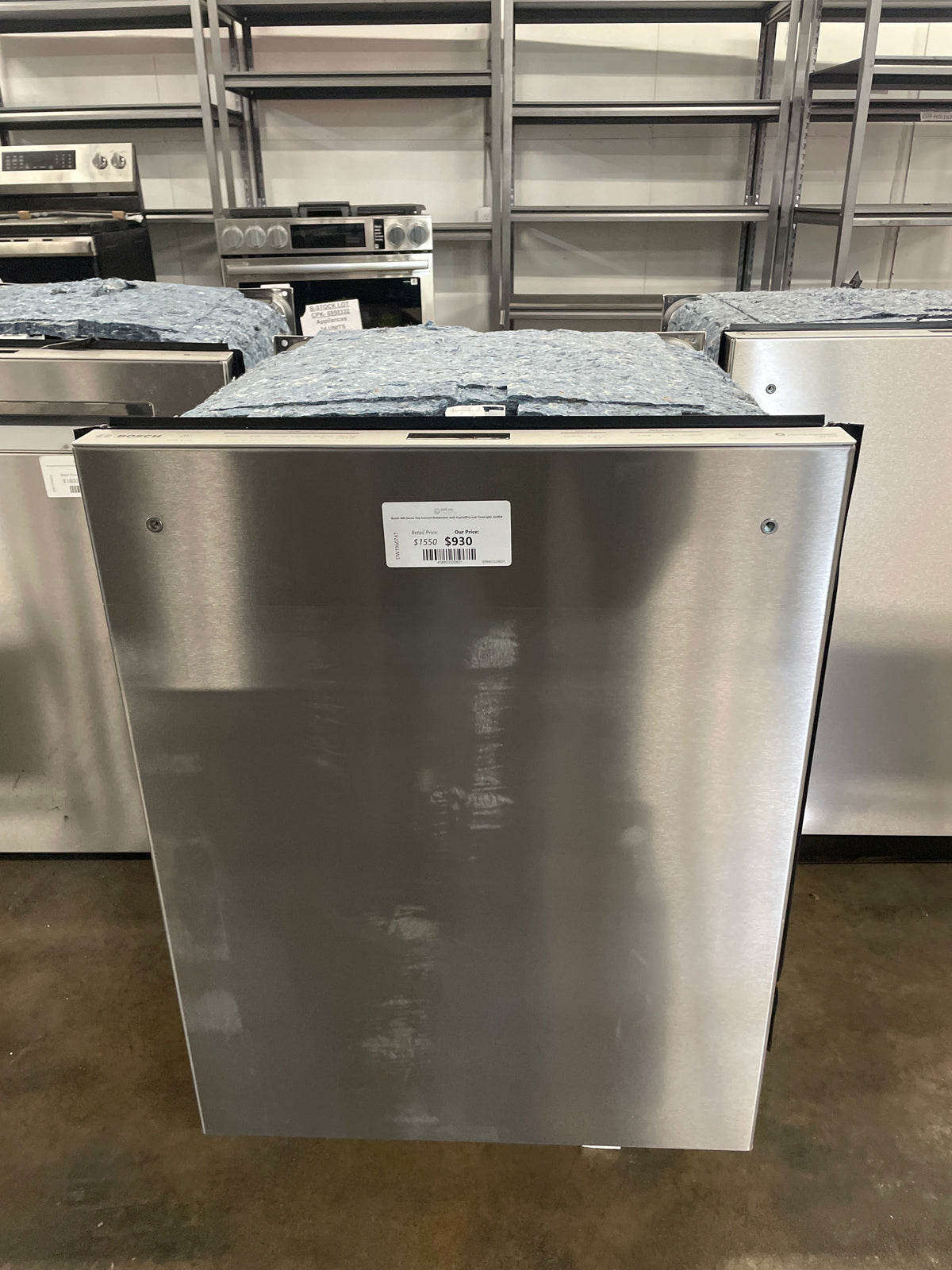 Bosch 800 Series Top Control Dishwasher with CrystalDry and TimeLight, 42dBA