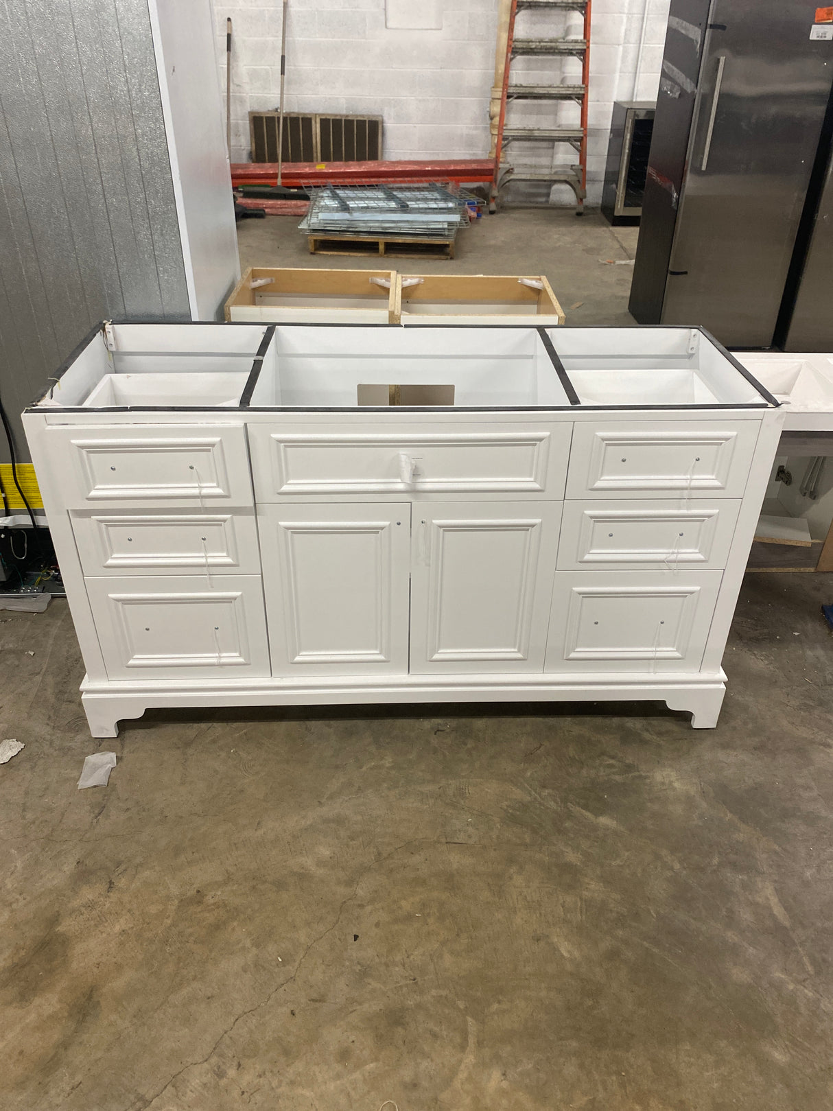 Mara 60 in. W x 22 in. D Bath Vanity in White