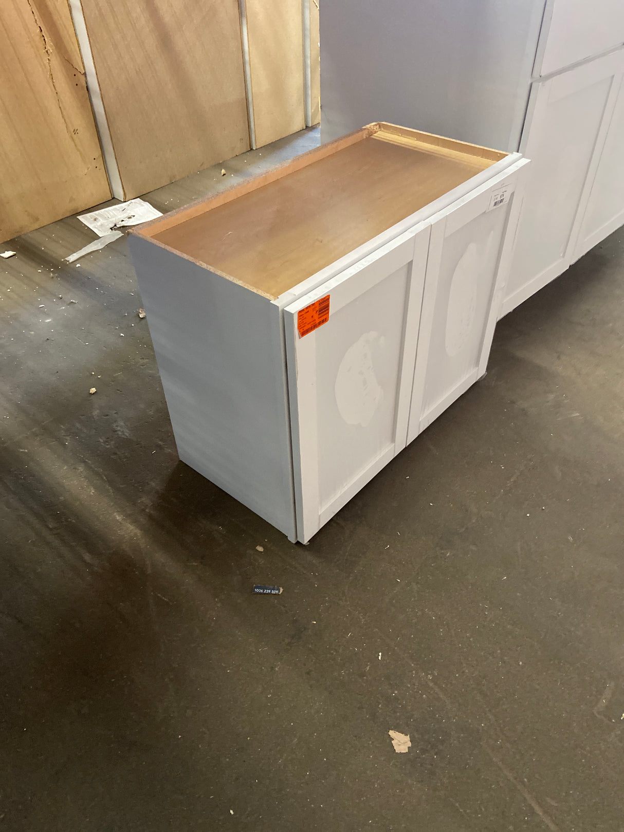 Courtland Polar White Finish Laminate Shaker Stock Assembled Wall Kitchen Cabinet 30 in. x 24 in. x 15 in.