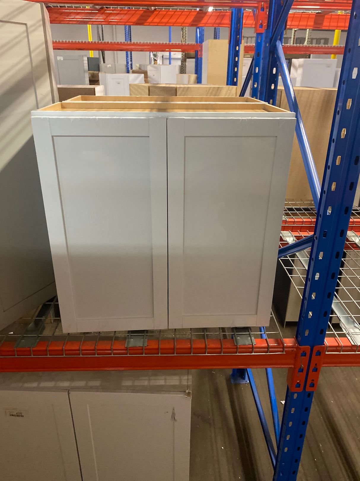 Courtland Shaker Assembled 30 in. x 30 in. x 12 in. Stock Wall Kitchen Cabinet in Polar White Finish