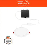 4 in. Smart CCT Selectable Ultra Slim Integrated LED Recessed Light Kit Powered by Hubspace