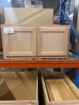 30 in. W x 12 in. D x 15 in. H Assembled Wall Bridge Kitchen Cabinet in Unfinished with Recessed Panel
