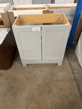 30 in. W x 19 in. D x 33 in. H Single Sink Freestanding Bath Vanity in Pearl Gray without Top