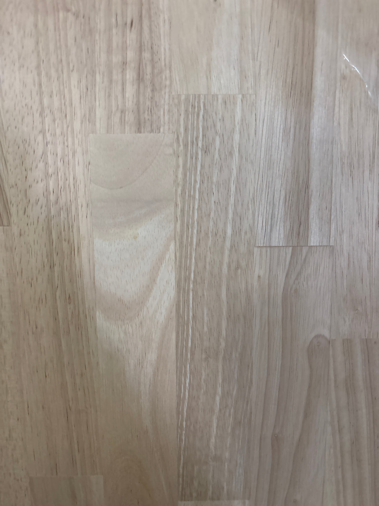 6 ft. L x 25 in. D Unfinished Hevea Solid Wood Butcher Block Countertop With Square Edge