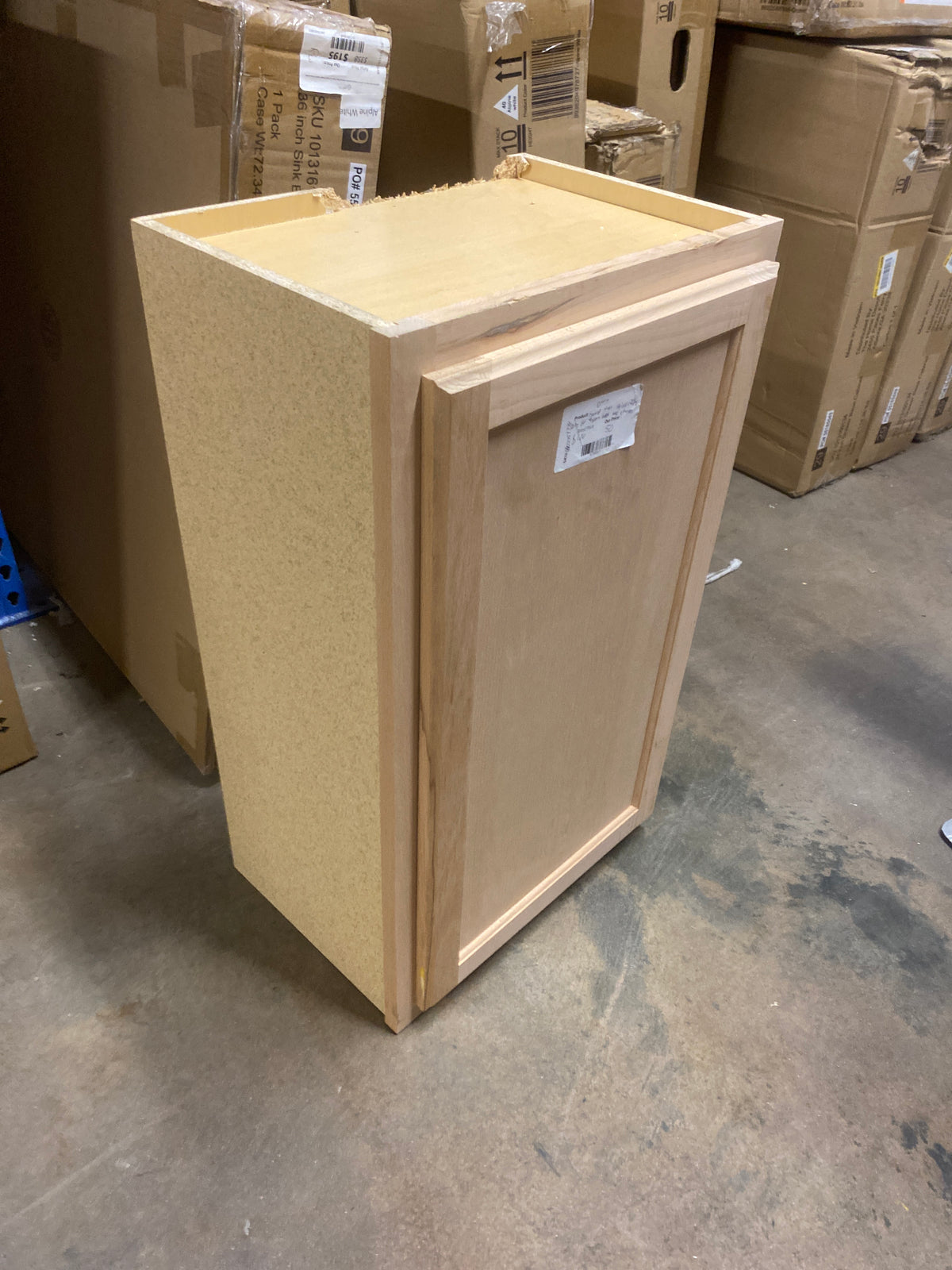 Hampton 18 in. W x 12 in. D x 30 in. H Assembled Wall Kitchen Cabinet in Unfinished (Copy)