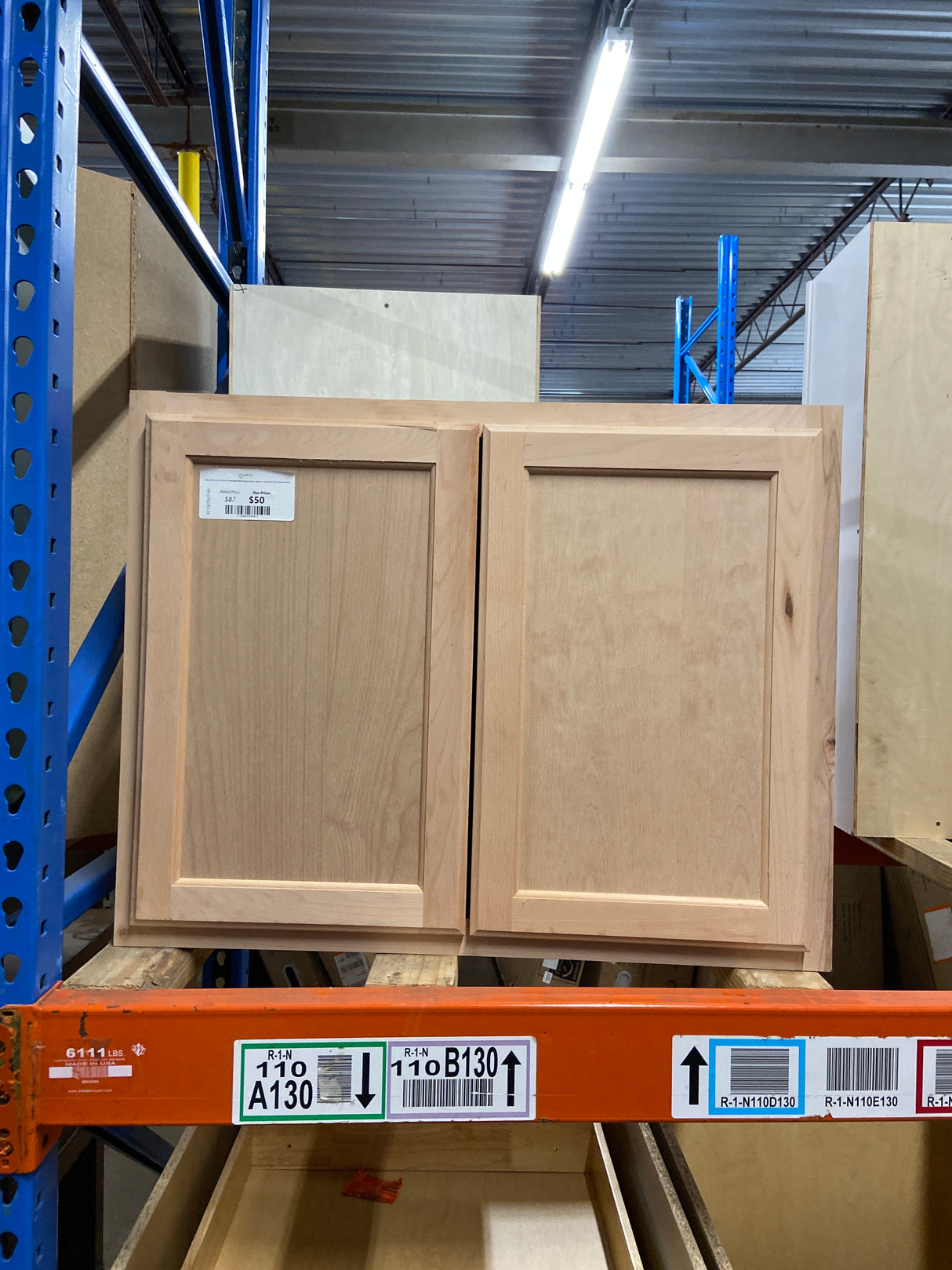 30 in. W x 12 in. D x 24 in. H Assembled Wall Bridge Kitchen Cabinet in Unfinished with Recessed Panel