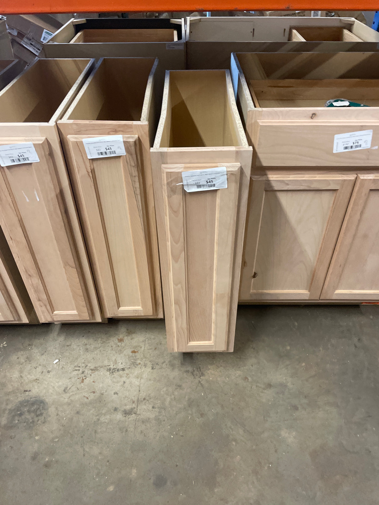 Hampton Assembled 9x34.5x24 in. Base Cabinet in Unfinished Beech