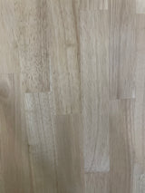 6 ft. L x 39 in. D Unfinished Hevea Butcher Block Island Countertop in With Standard Edge