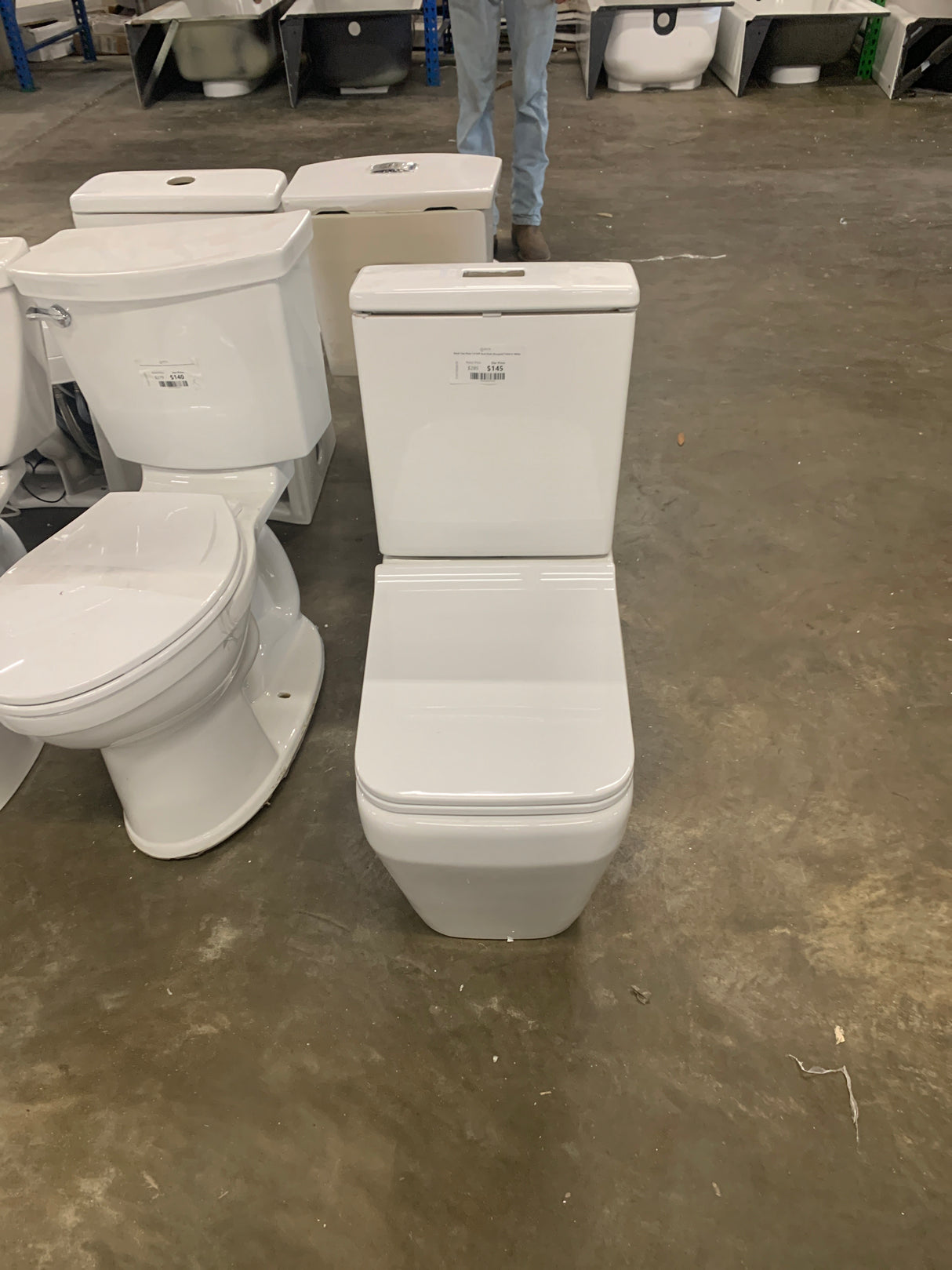 Rivoli Two-Piece 1.6 GPF Dual Flush Elongated Toilet in White