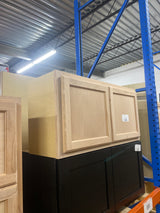36 in. W x 12 in. D x 18 in. H Assembled Wall Bridge Kitchen Cabinet in Unfinished with Recessed Panel