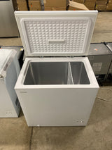 7.0 cu. ft. Manual Defrost Chest Freezer with LED Light in White Garage Ready