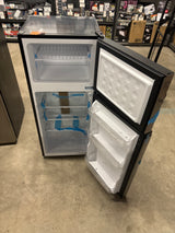 4.5 cu. ft. 2-Door Mini Refrigerator in Platinum Steel with Freezer