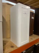 Westfield Feather White Shaker Stock Assembled Wall Kitchen Cabinet (12 in. W x 12 in. D x 30 in. H)
