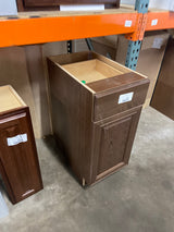 Benton Assembled 15x34.5x24 in. Base Cabinet with Soft Close Full Extension Drawer in Butterscotch