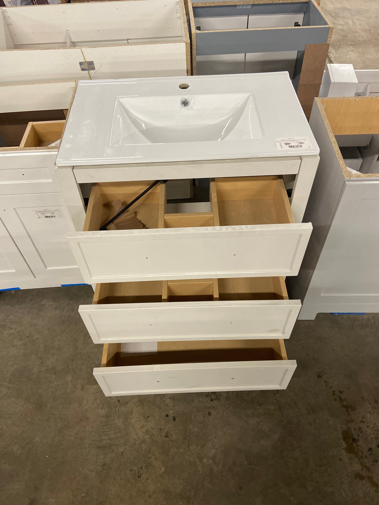 Hailey 31 in. Single Sink Soft Beige Bath Vanity without Top