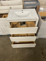 Hailey 31 in. Single Sink Soft Beige Bath Vanity without Top