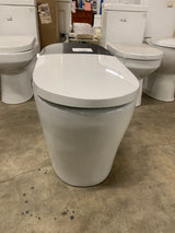 Tankless Elongated Smart Toilet Bidet in White with Auto Flush, Heated Seat, Warm Air Dryer, Bubble Infusion Wash
