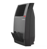 1500-Watt 20 in. Black Electric Console Ceramic Space Heater with Tip-Over Switch, Adjustable Louvers, Timer, Remote