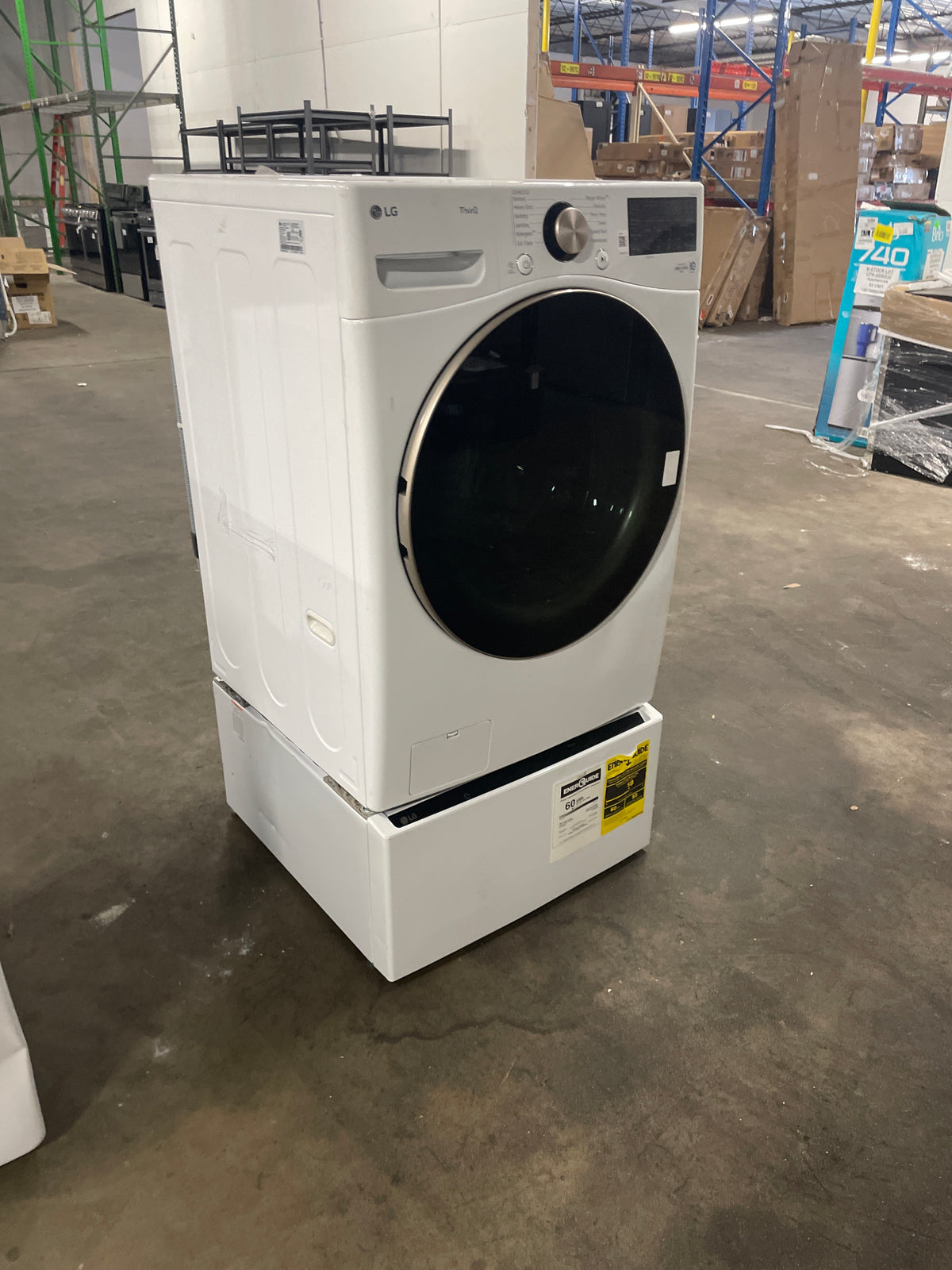 4.5 cu. ft. SMART Front Load Washer and 7.4 cu. ft. Dryer with TurboSteam Set