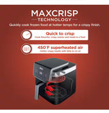 6.5 qt. Grey Air Fryer Pro XL 6 in. 1 with Nonstick Basket and Crisper Plate