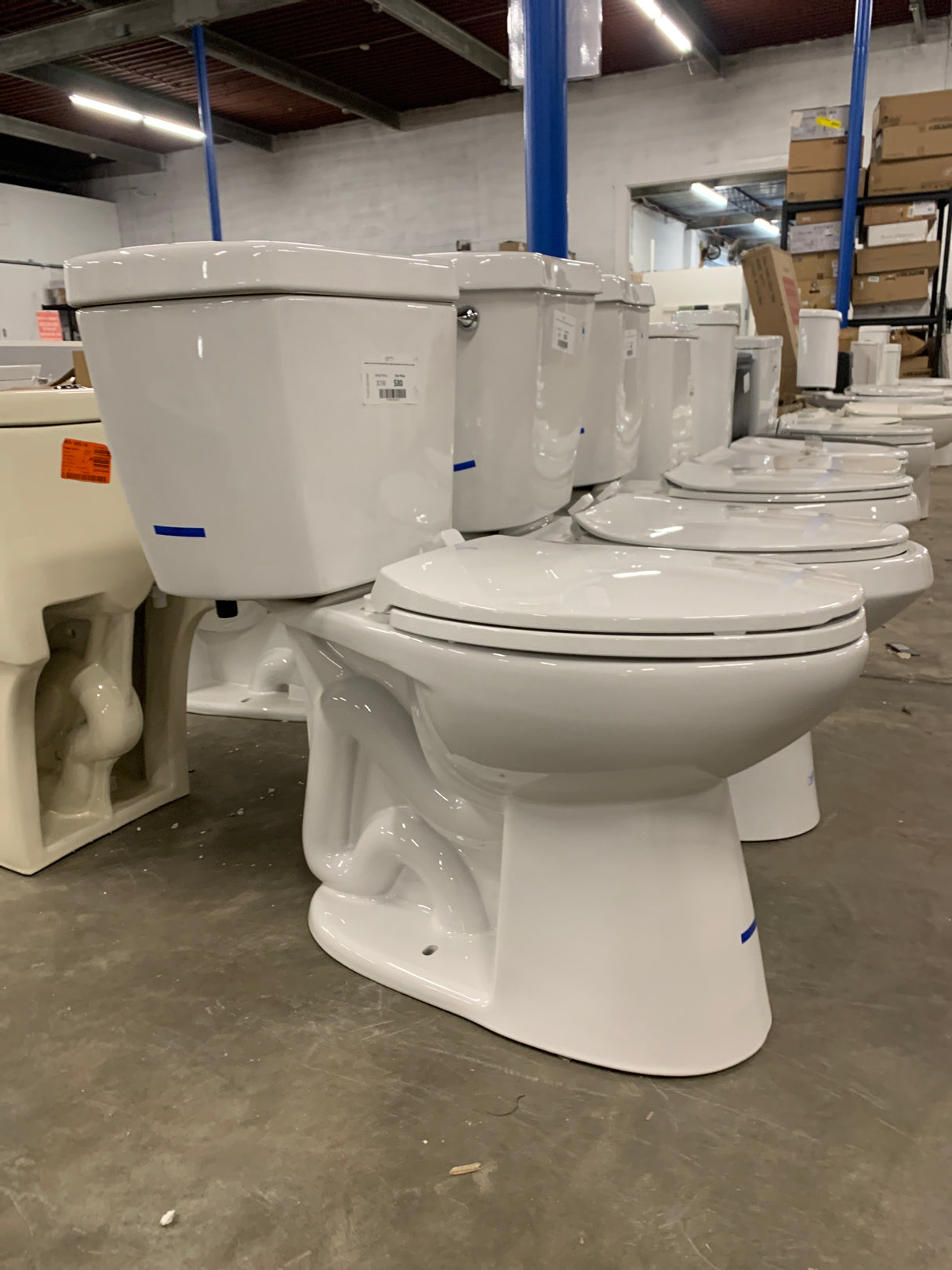 Stealth 2-Piece 0.8 GPF Ultra-High-Efficiency Single Flush Elongated Toilet in White, Seat Included