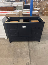 Craye 48 in. W x 22 in. D x 34 in. H Freestanding Bath Vanity Cabinet without Top in Deep Blue