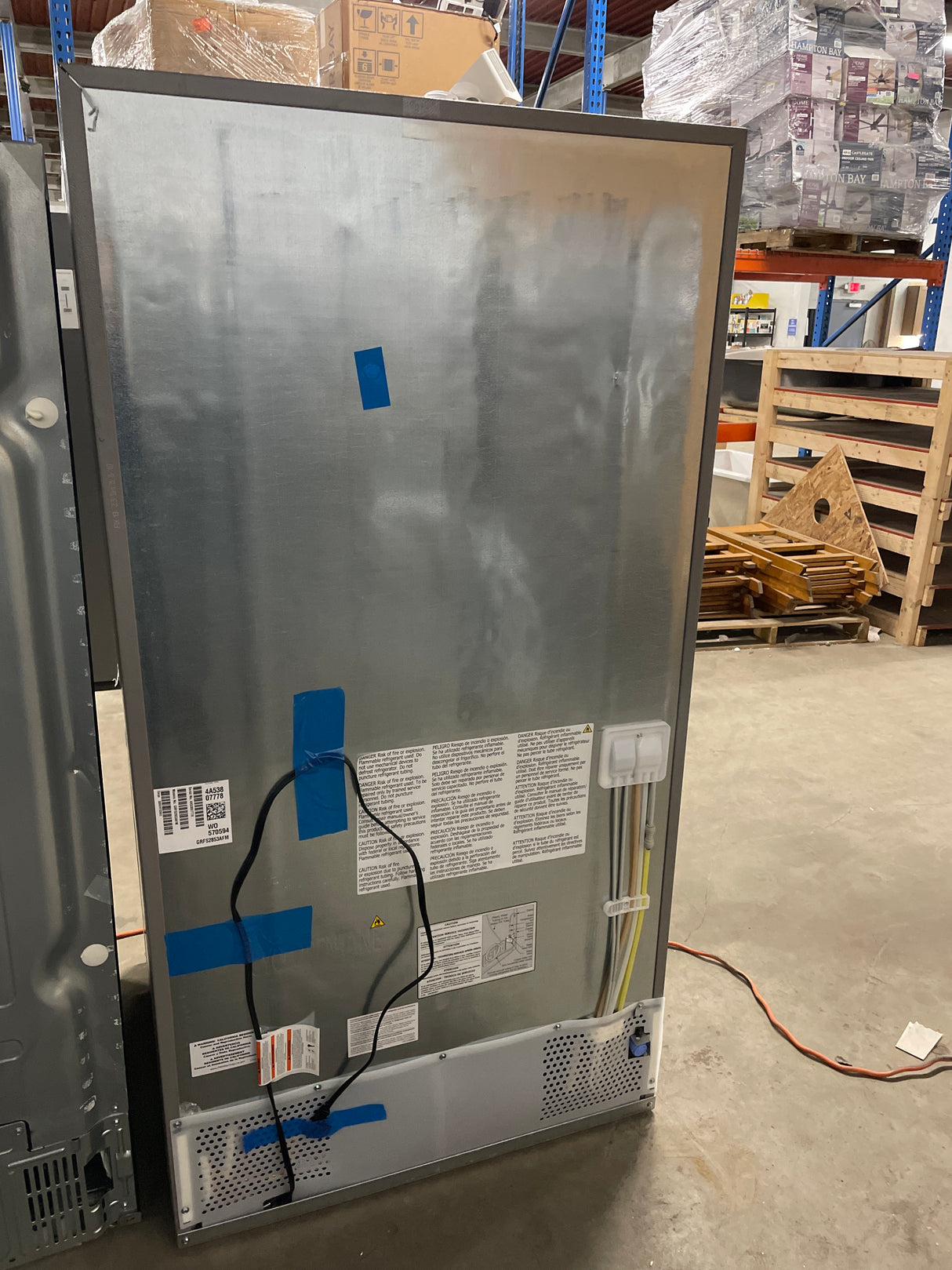 36 in. Gallery 28 cu. ft. Standard Depth French Door Refrigerator in Smudge-Proof Stainless Steel