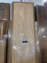 8 ft. L x 25 in. D Unfinished Hevea Solid Wood Butcher Block Countertop With Square Edge