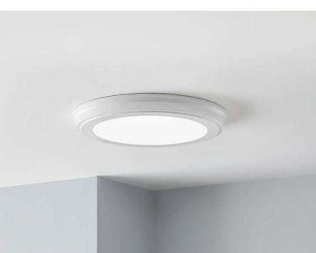 13 in. White Selectable LED Flush Mount