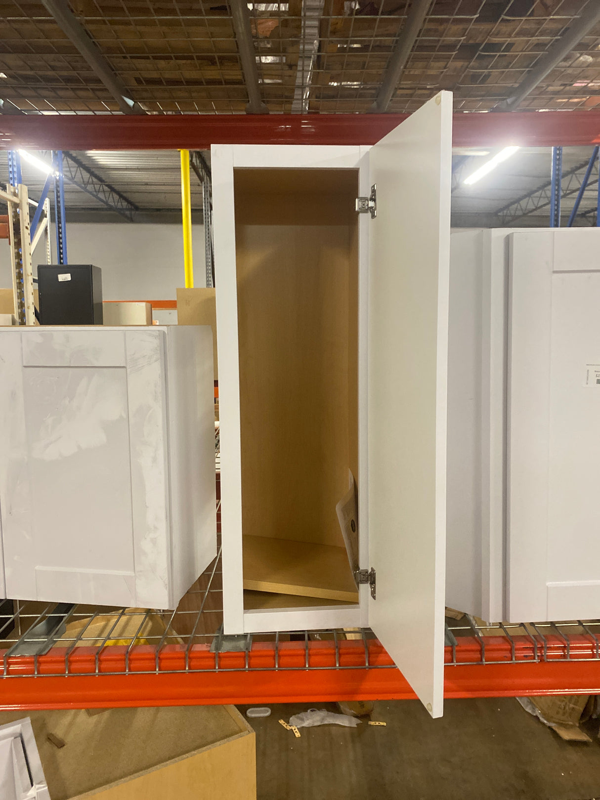 Shaker 12 in. W x 12 in. D x 36 in. H Assembled Wall Cabinet in Satin White