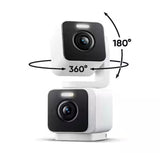 Pan Cam Duo, Indoor/Outdoor 2K Security Camera, PTZ, Color Night Vision, Spotlight (3-Count)