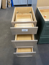 Sinclair 18 in. W x 24 in. D x 34.5 in. H Assembled Drawer Base Kitchen Cabinet in Shaker Light Oak