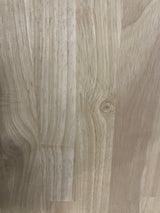 4 ft. L x 25 in. D Unfinished Hevea Solid Wood Butcher Block Countertop With Square Edge