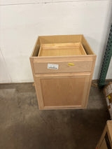 Recessed Panel 24 in. W x 24 in. D x 34.5 in. H Assembled Base Cabinet in Unfinished