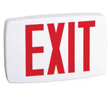 Contractor Select LQM Series 120/277-Volt Integrated LED White and Red Exit Sign