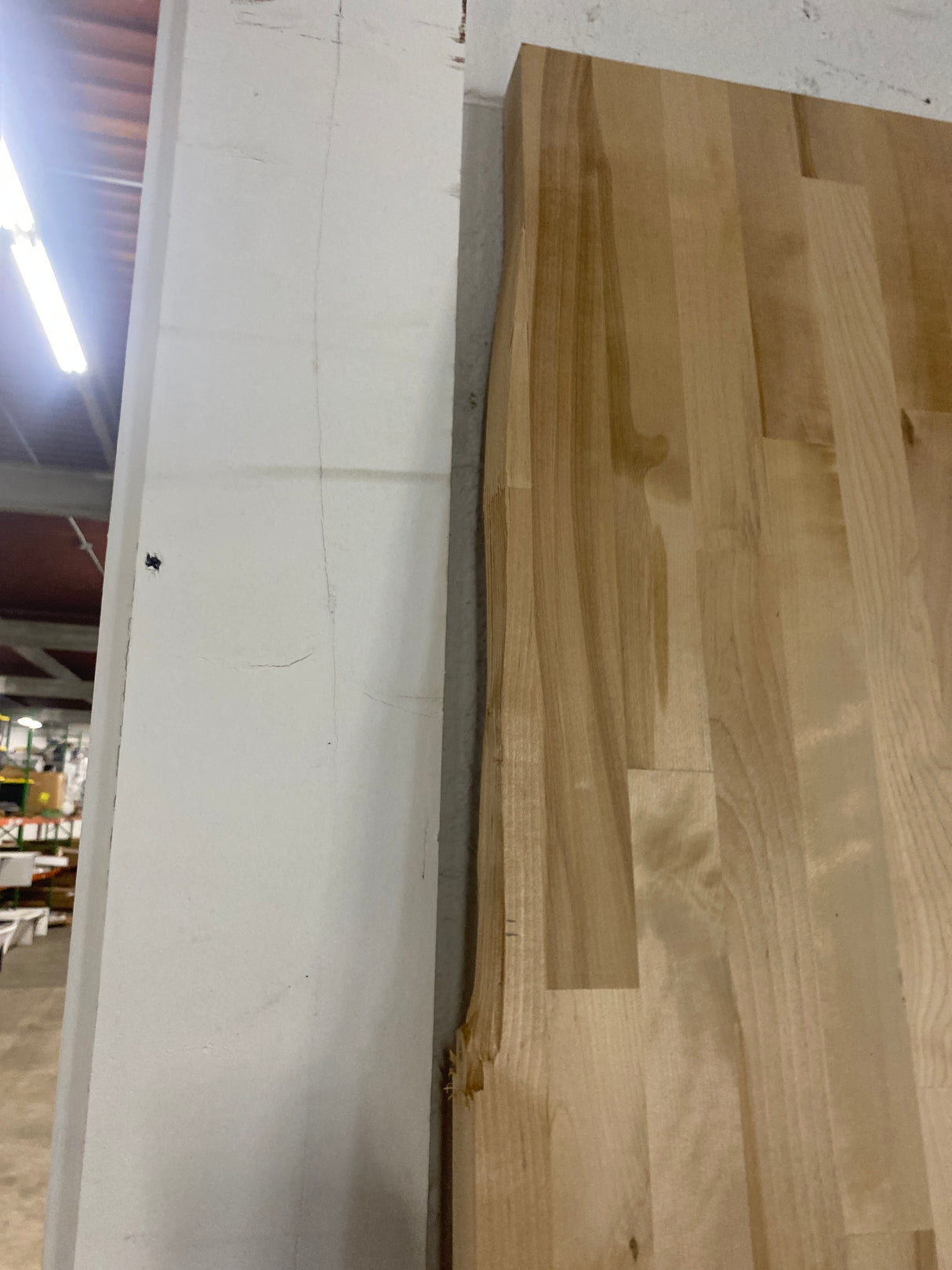8 ft. L x 25 in. D Unfinished Birch Butcher Block Countertop in With Standard Edge