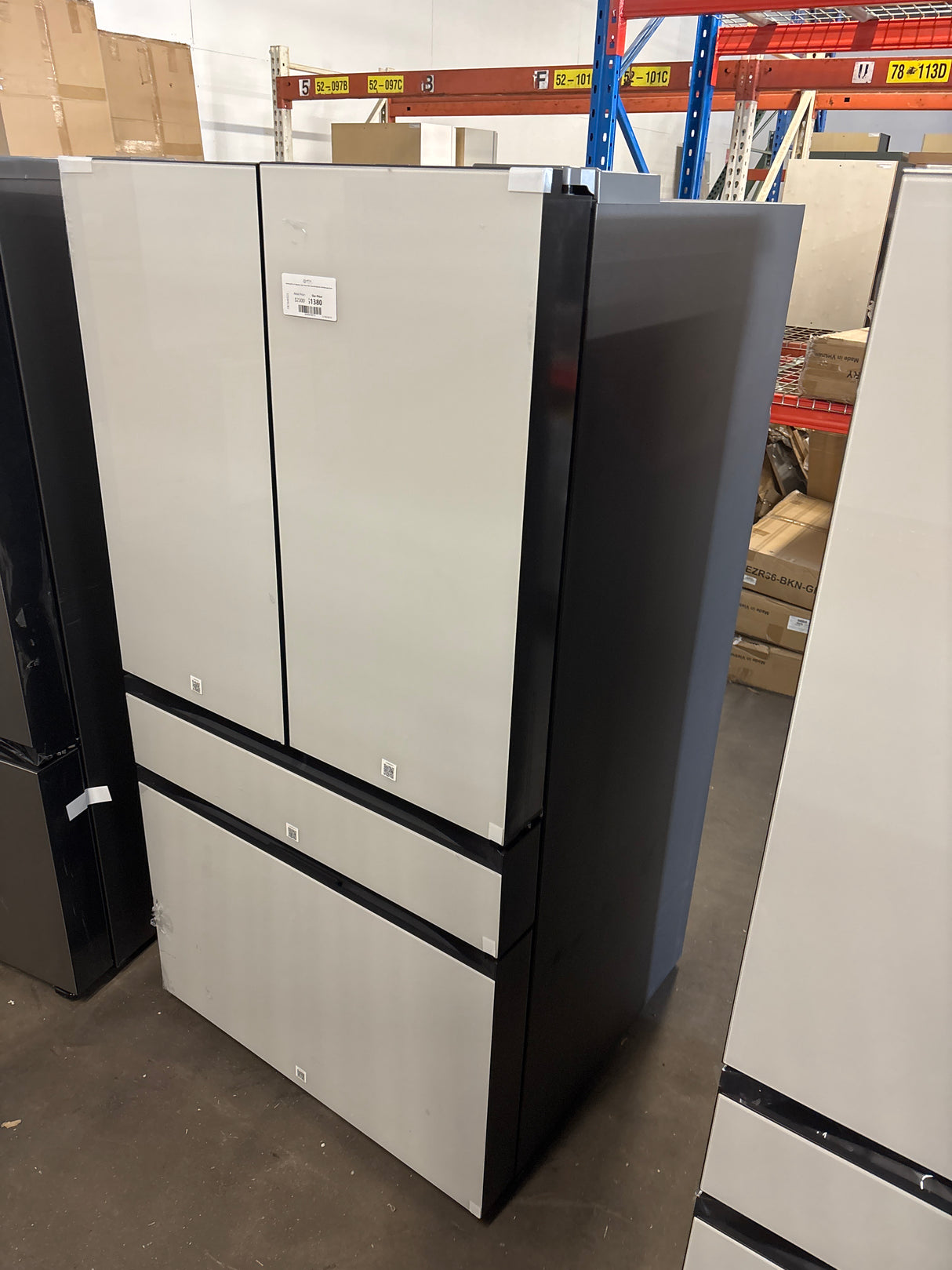 Samsung 29 cu. ft. Bespoke 4-Door French Door Smart Refrigerator with Beverage Center