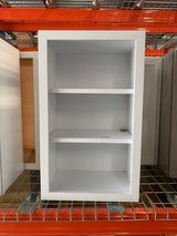 Courtland 18 in. W x 12 in. D x 30 in. H Assembled Shaker Flex Wall Cabinet Kitchen Cabinet in Polar White