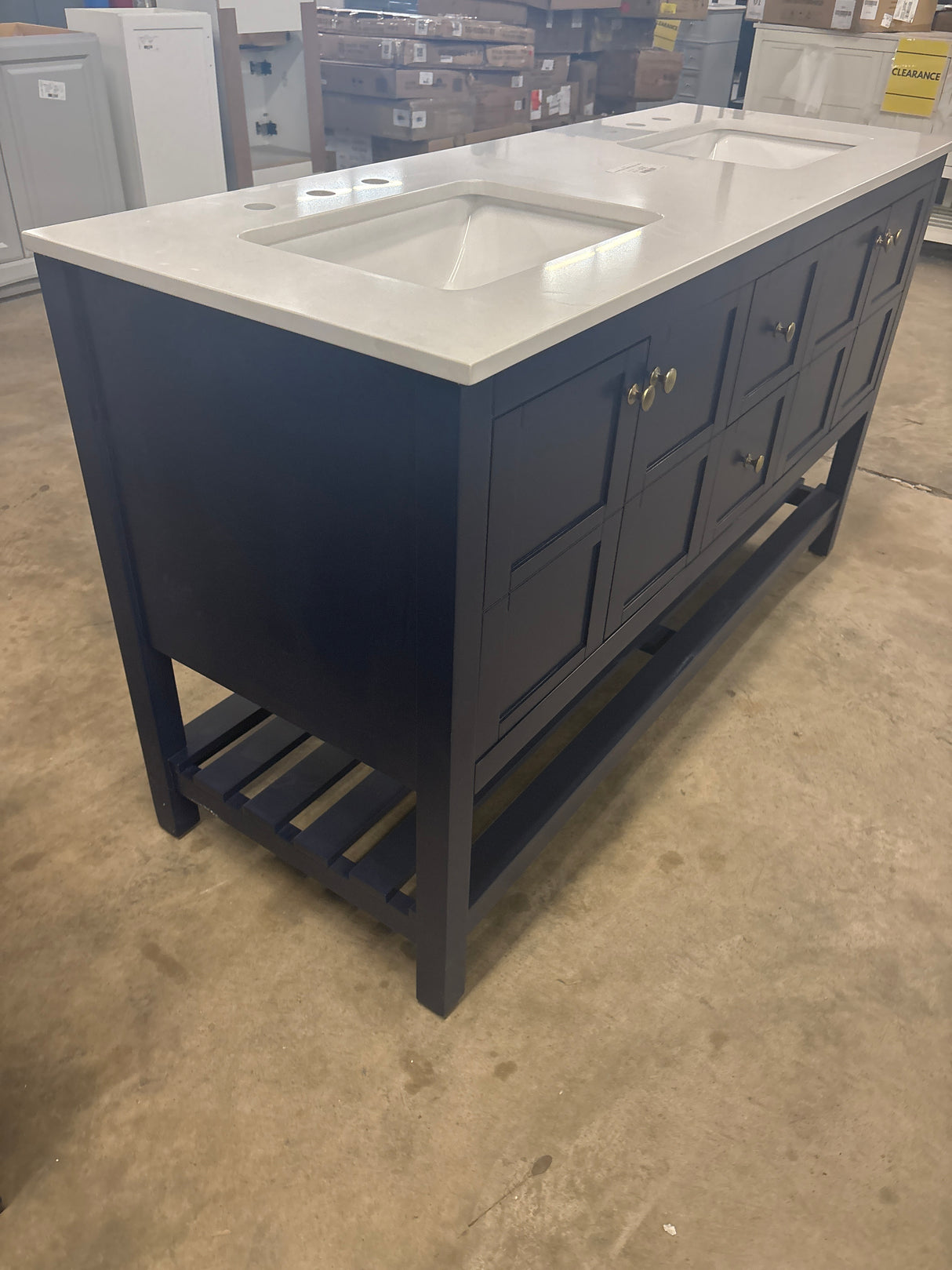 Newport Legacy Vanity 60"x22"x34" in Blue