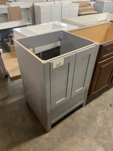 Westcourt 24 in. W x 22 in. D x 34 in. H Bath Vanity Cabinet without Top in Sterling Gray