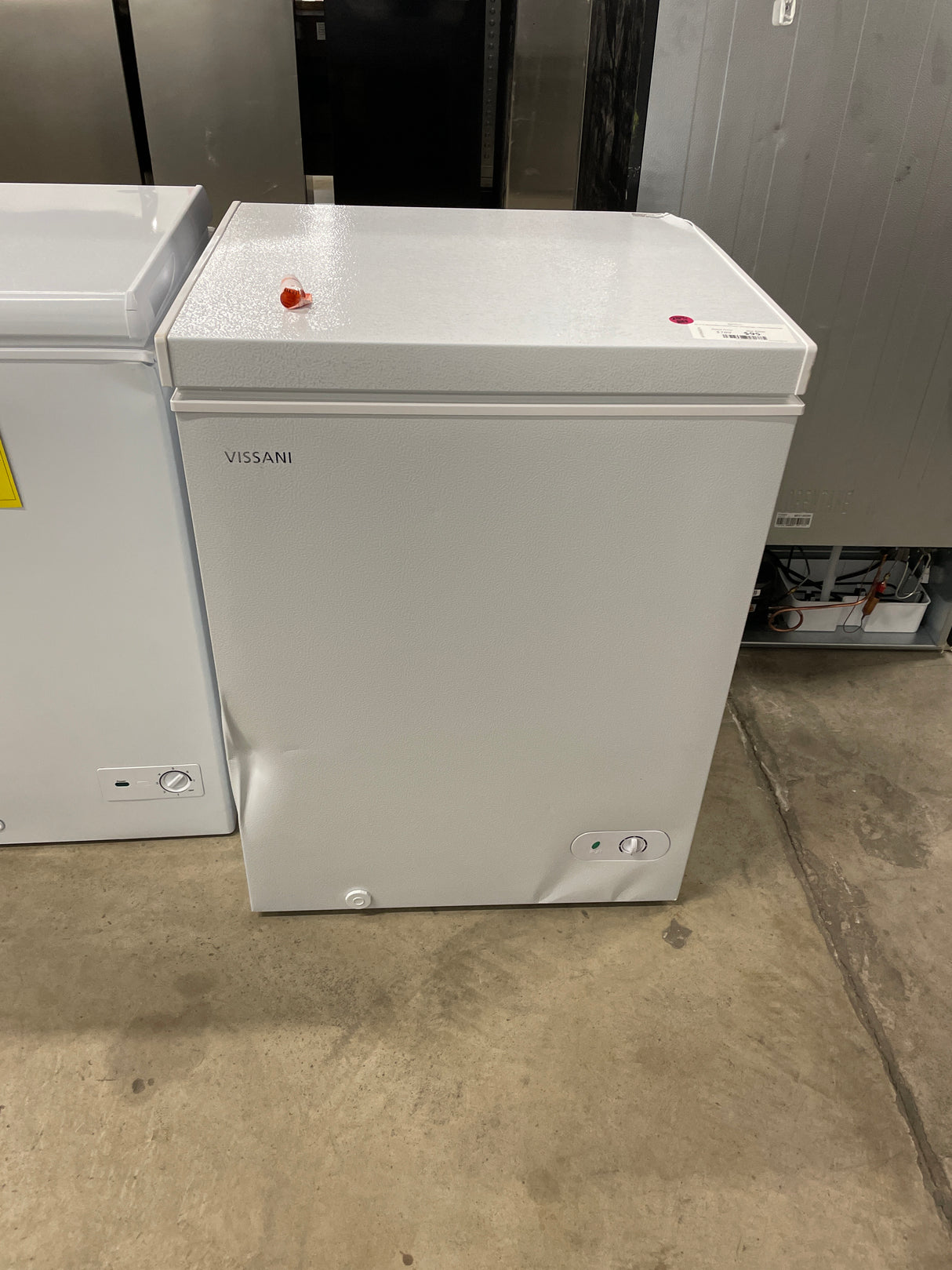 5.0 cu. ft. Manual Defrost Chest Freezer with LED Light in White Garage Ready